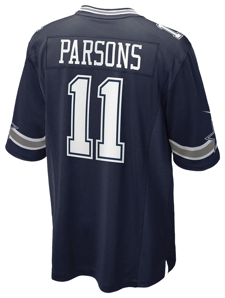 Nike Boys Micah Parsons Cowboys Game Jersey - Boys' Grade School Navy/Navy