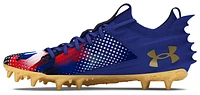 Under Armour Mens Blur Smoke 2.0 MC LE USA - Football Shoes Metallic Gold/Royal/Royal