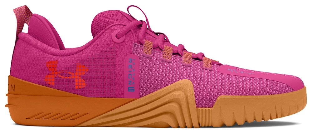 Under Armour Womens Under Armour TriBase Reign 6 - Womens Shoes Astro Pink/Viral Blue/Phoenix Fire Size 06.5