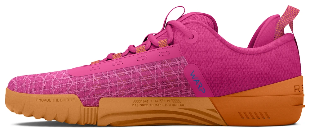 Under Armour Womens Under Armour TriBase Reign 6 - Womens Shoes Astro Pink/Viral Blue/Phoenix Fire Size 06.5