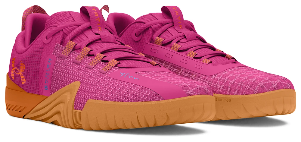 Under Armour Womens Under Armour TriBase Reign 6 - Womens Shoes Astro Pink/Viral Blue/Phoenix Fire Size 06.5