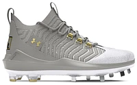 Under Armour Mens Under Armour Harper 9 Pro ST - Mens Baseball Shoes Baseball Grey/Baseball Grey/Metallic Gold Size 11.0