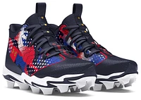 Under Armour Boys Harper 9 RM JR USA - Boys' Grade School Baseball Shoes Midnight Navy/Midnight Navy/Metallic Gold