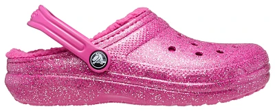 Crocs Girls Classic Clogs Lined - Girls' Toddler Shoes Pink