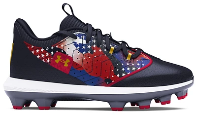 Under Armour Boys Harper 9 TPU JR USA - Boys' Grade School Baseball Shoes Midnight Navy/Midnight Navy/Metallic Gold