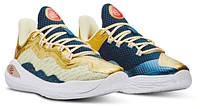 Under Armour Boys Curry 11 CM - Boys' Grade School Shoes White/Gold/Blue