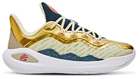 Under Armour Boys Curry 11 CM - Boys' Grade School Shoes White/Gold/Blue