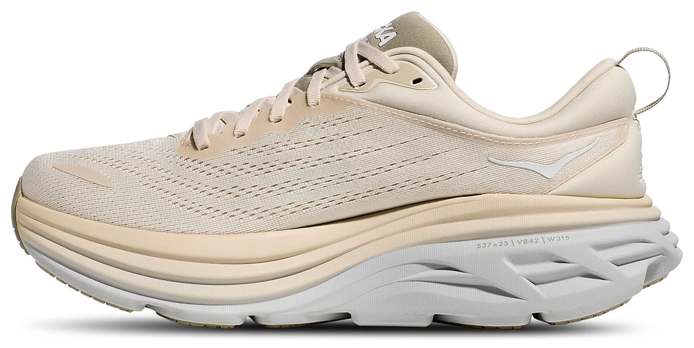 HOKA Mens Bondi 8 - Shoes Barley/Oat Milk