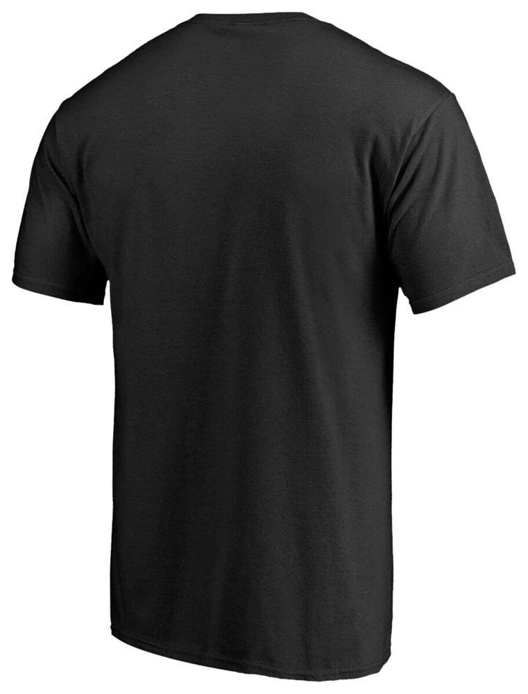 Fanatics Mens Yankees Official Logo T-Shirt - Black