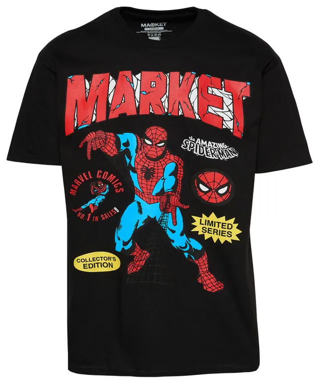 Boxlunch Marvel Spider-Man: No Way Home Blueprint Ready Long-Sleeve T-Shirt Montebello Town Center