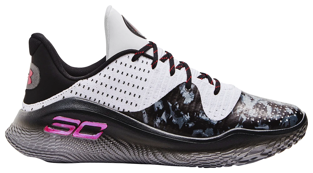 Under Armour Mens Steph Curry 4 Flotro Davidson - Shoes Black/White