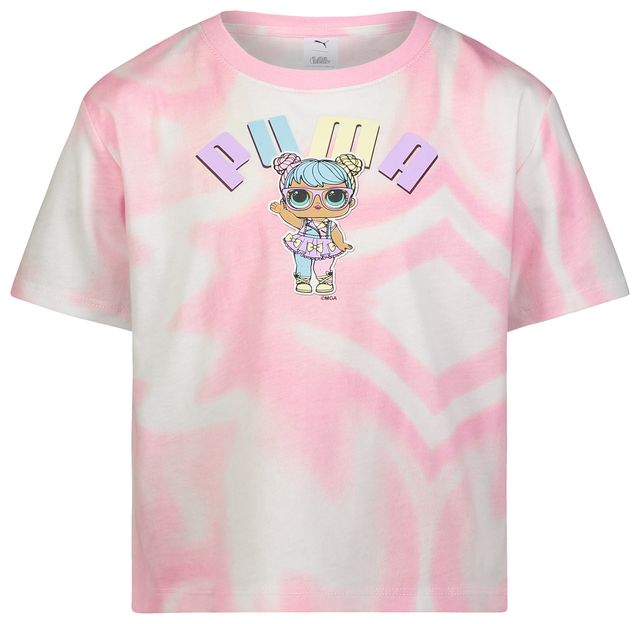 Girls Toddler Atlanta Braves Pink Diamond Princess T-Shirt