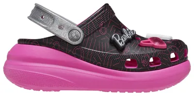 Crocs Womens Barbie Crush Clogs - Shoes Black/Pink