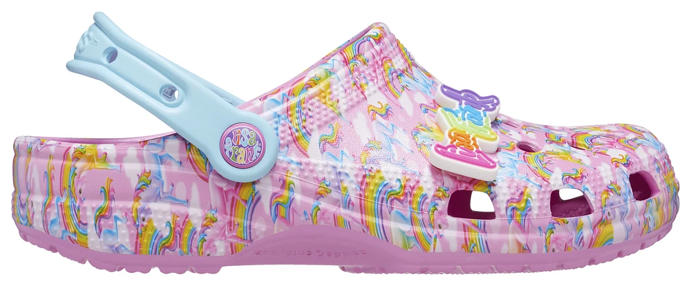Crocs Womens Lisa Frank Classic Clogs - Shoes Taffy Pink/Multi
