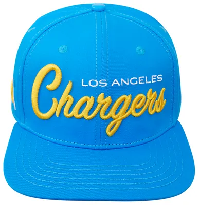 Pro Standard Chargers Script Wordmark Snapback Hat - Men's