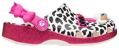 Crocs Girls LOL Surprise Diva Classic Clogs - Girls' Preschool Shoes Black/White/Pink