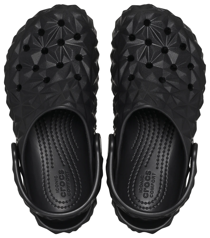 Crocs Boys Classic Geometric Clogs - Boys' Grade School Shoes Black/Black