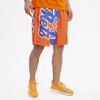 Pro Standard Mens Pro Standard Mets Mesh Woven Shorts - Mens Orange Size L