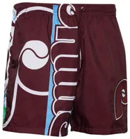 Pro Standard Mens Phillies Mash Woven Shorts - Maroon