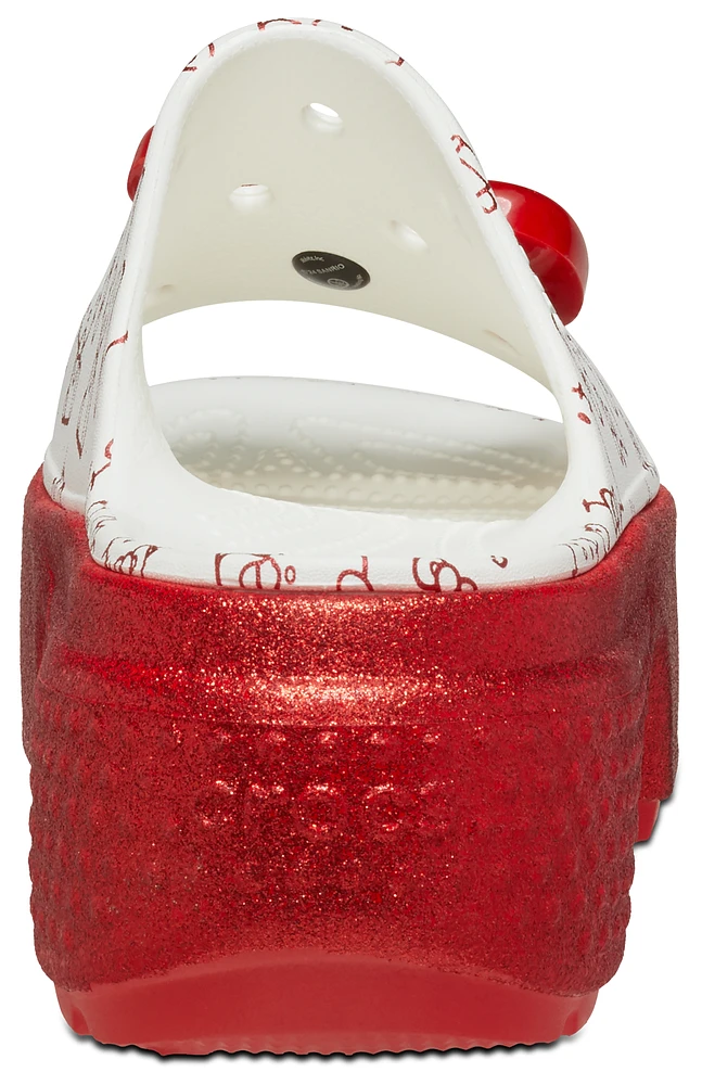 Crocs Womens Hello Kitty Stomp Slide - Shoes Red/White