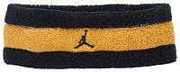 Jordan Mens Jordan Terry Headband - Mens Black/Sanded Gold/Black Size One Size