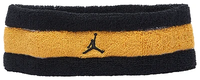 Jordan Mens Jordan Terry Headband - Mens Black/Sanded Gold/Black Size One Size