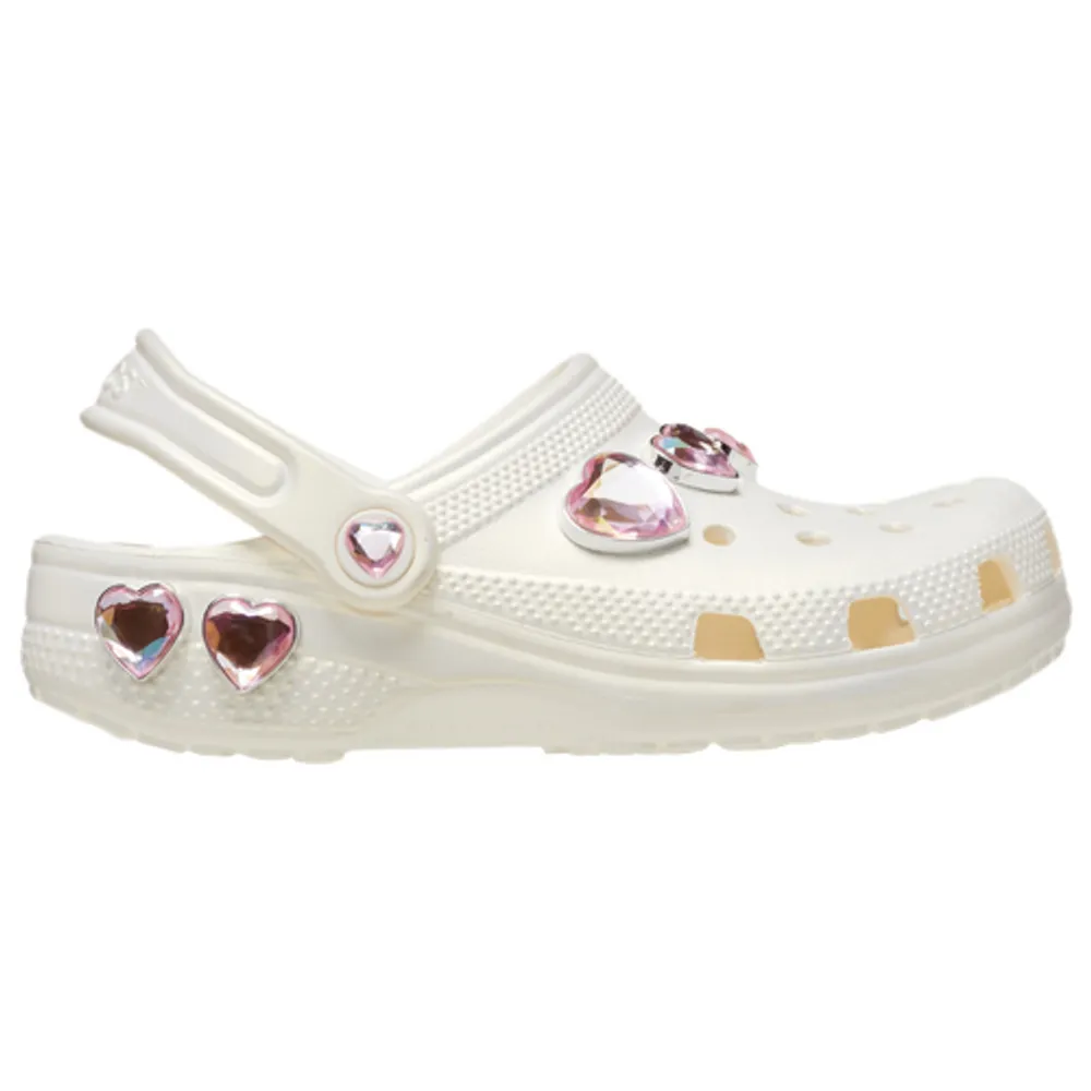 Crocs Classic Iridescent Hearts Clogs