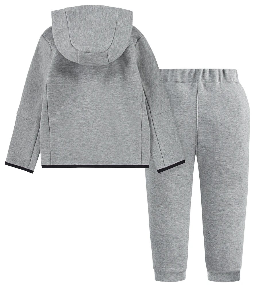 Nike Girls Nike Tech Fleece Set - Girls' Toddler Dark Grey Heather/Black Size 4T