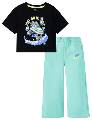 Nike Girls NSW Best Foot Forward Wide Leg Pants Set