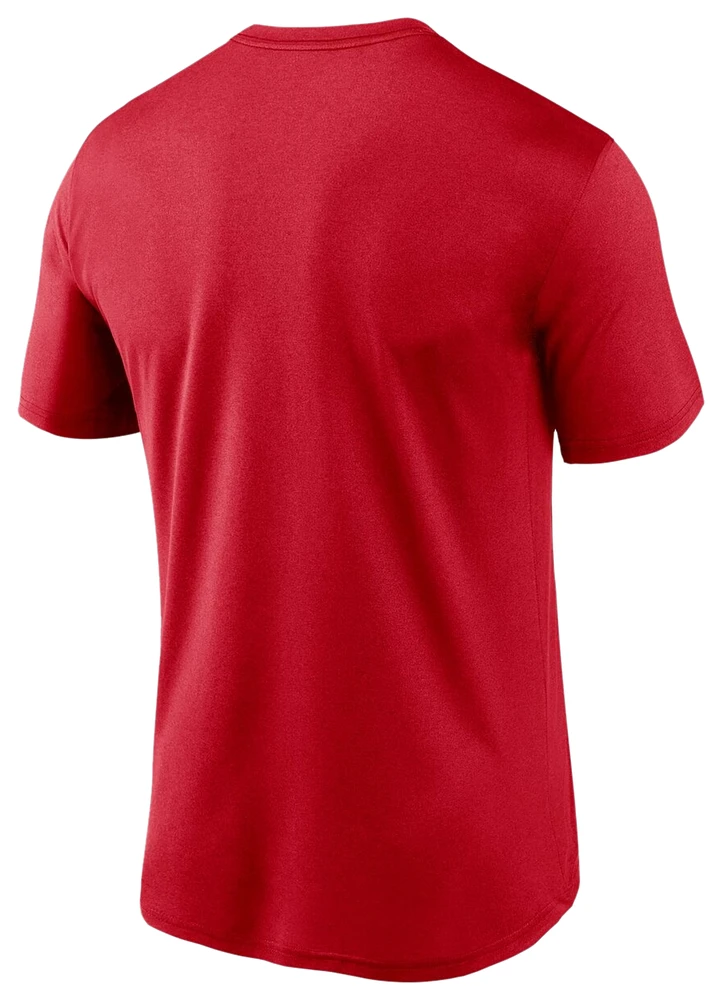 Nike Mens Nike Angels Large Logo Legend T-Shirt - Mens Red/Red Size S