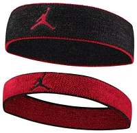 Jordan Jordan Chenille 2 pack Headbands - Adult Black/Gym Red/Gym Red Size One Size