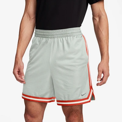 Nike Mens Dri-FIT DNA 6" Shorts - Summit White/Picante Red/Metallic Silver
