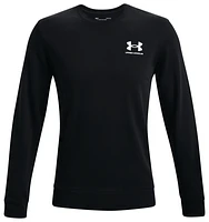 Under Armour Mens Rival Terry Crew - Black/Onyx White