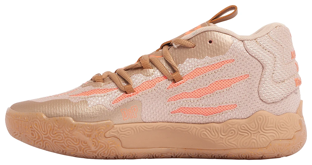 PUMA Boys Lamelo Ball MB.03 CNY - Boys' Grade School Basketball Shoes Fluro Peach/Puma Gold