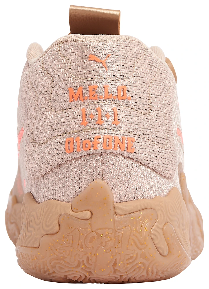 PUMA Boys Lamelo Ball MB.03 CNY - Boys' Grade School Basketball Shoes Fluro Peach/Puma Gold