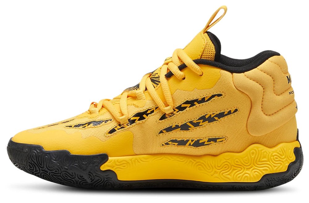 PUMA Boys PL MB.03 Porsche - Boys' Grade School Basketball Shoes Sport Yellow/Puma Black