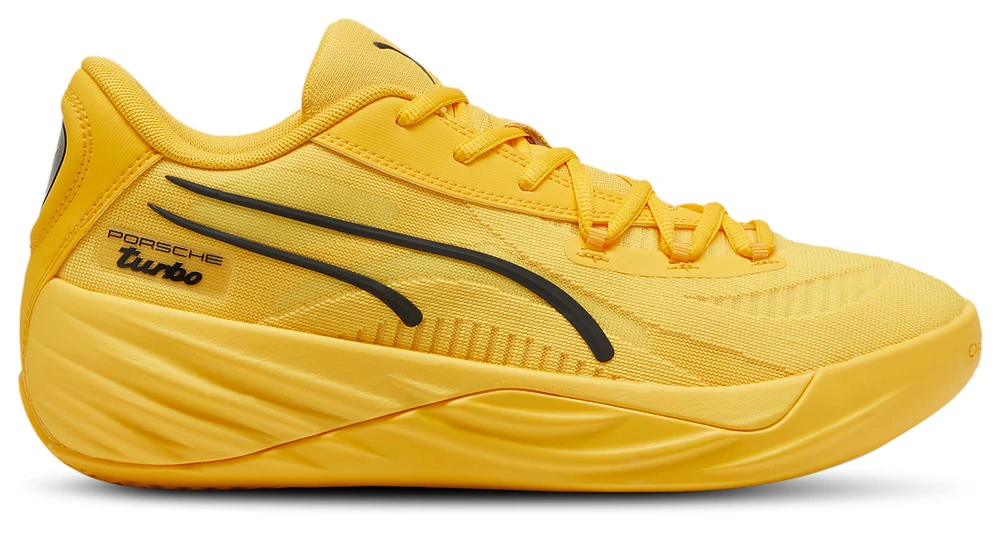 Puma Mens All Pro Nitro x Porsche - Basketball Shoes Black/Sport Yellow