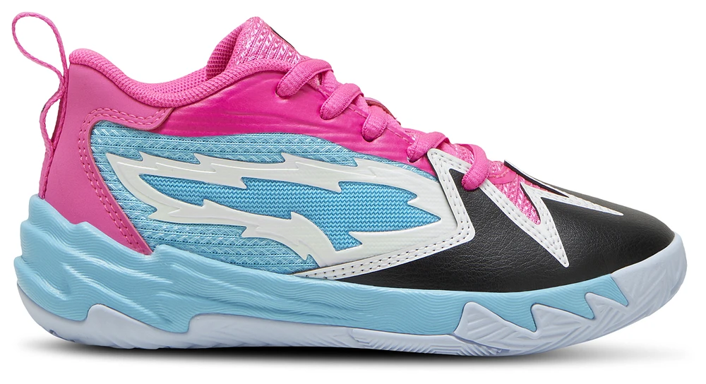 PUMA Boys Scoot Zeros Northern Lights - Boys' Preschool Basketball Shoes Blue/Pink/Black