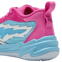 PUMA Boys Scoot Zeros Northern Lights - Boys' Preschool Basketball Shoes Blue/Pink/Black