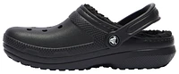 Crocs Mens Crocs Classic Lined Clogs - Mens Shoes Black/Black Size 08.0