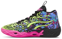 PUMA Mens Lamelo Ball MB.04 Heem - Basketball Shoes Black/Luminous Pink/Electric Lime