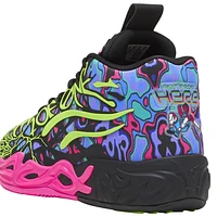 PUMA Mens Lamelo Ball MB.04 Heem - Basketball Shoes Black/Luminous Pink/Electric Lime