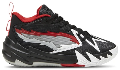 PUMA Boys Scoot Henderson Zeros PDX Away - Boys' Grade School Basketball Shoes Black/White/Grey