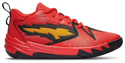 PUMA Boys Scoot Zeros Retro Portland - Boys' Preschool Basketball Shoes Black/Yellow/Red