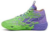 PUMA Mens MB.04 TMNT R&D - Basketball Shoes Fluro Green Pes/Red/Dark Amethyst