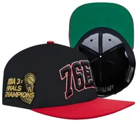 Pro Standard 76ers Half Court Wool Snapback Hat - Adult