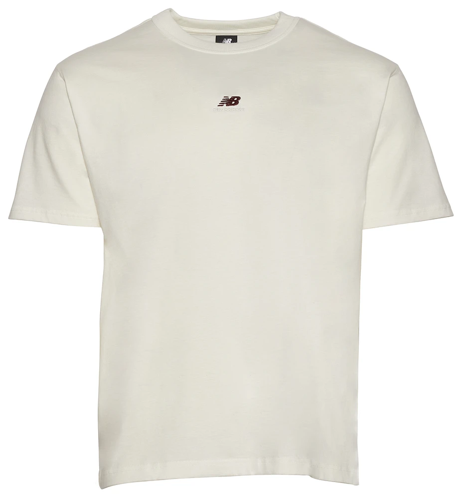 New Balance Mens New Balance Athletics Graphic T-Shirt - Mens White/Multi Size M