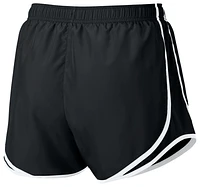 Nike Womens Nike Dri-FIT 3.5" Tempo Shorts - Womens Black/Black/White Size S