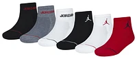 Jordan 6PK Quarter Socks  - Boys' Grade School