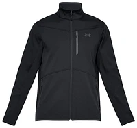 Under Armour Mens Under Armour ColdGear Infared Shield Full-Zip Hybrid Jacket - Mens Black/Pitch Grey Size 3XL